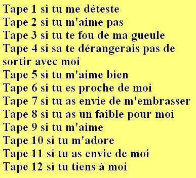 des questions